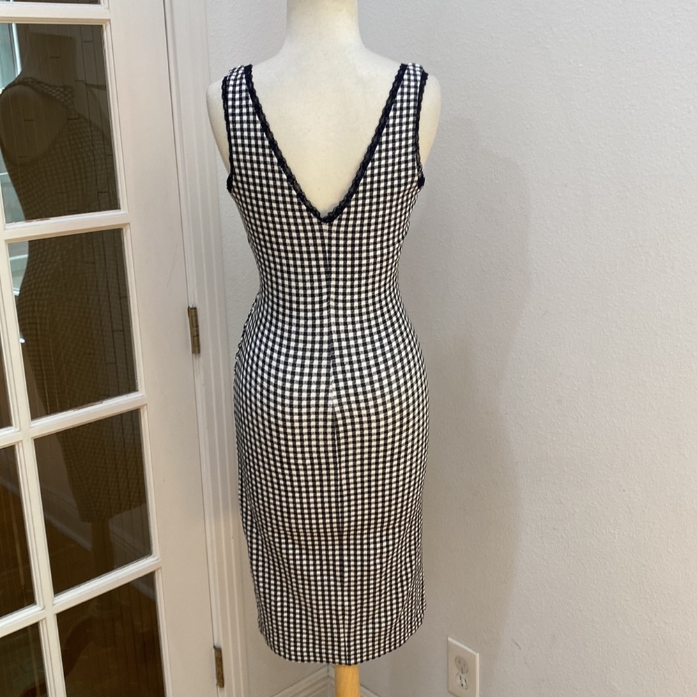 Vintage Y2K ๐ค๐ค Betsey Johnson Black and White Gingham Dress, NWOT, Size Small - Picture 4 of 6